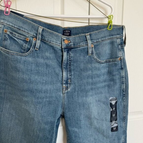 J.Crew NWT Classic vintage jean in all-day stretch Size 33 Jeans - Picture 9 of 15
